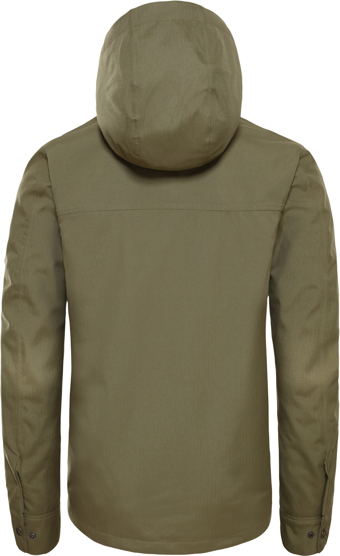 olive green north face
